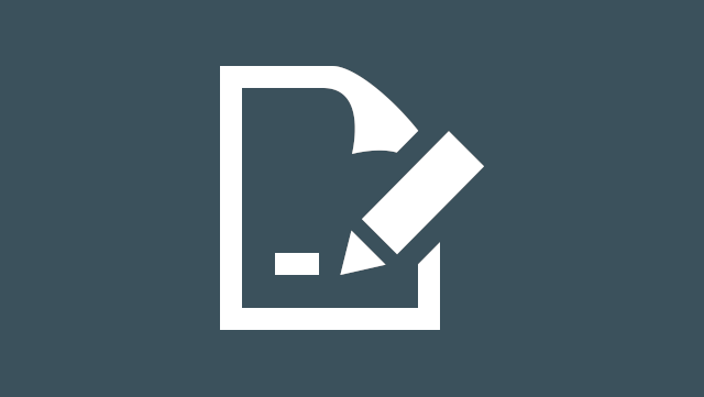 Icon mit Stift und Blattpapier