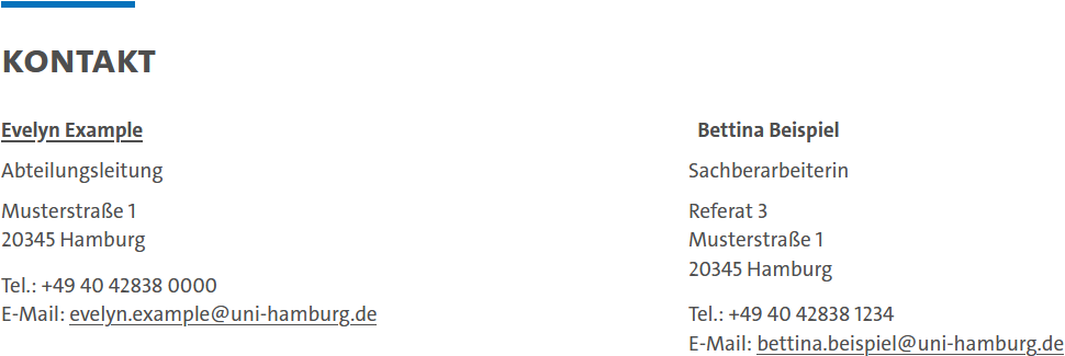 Screenshot einer Themenseite.