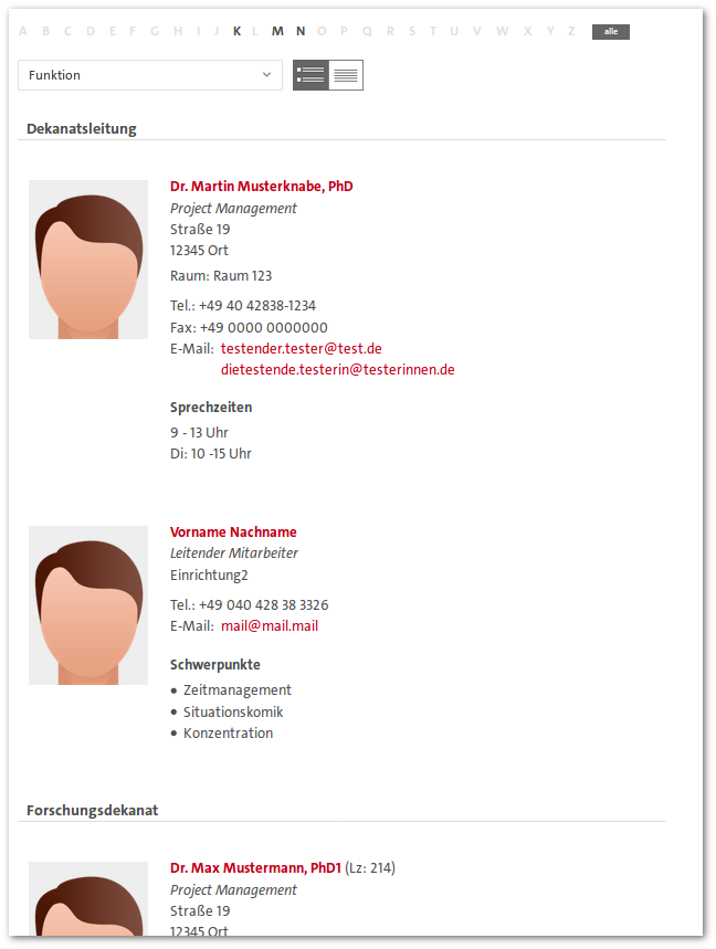 MitarbeiterInnenverzeichnis